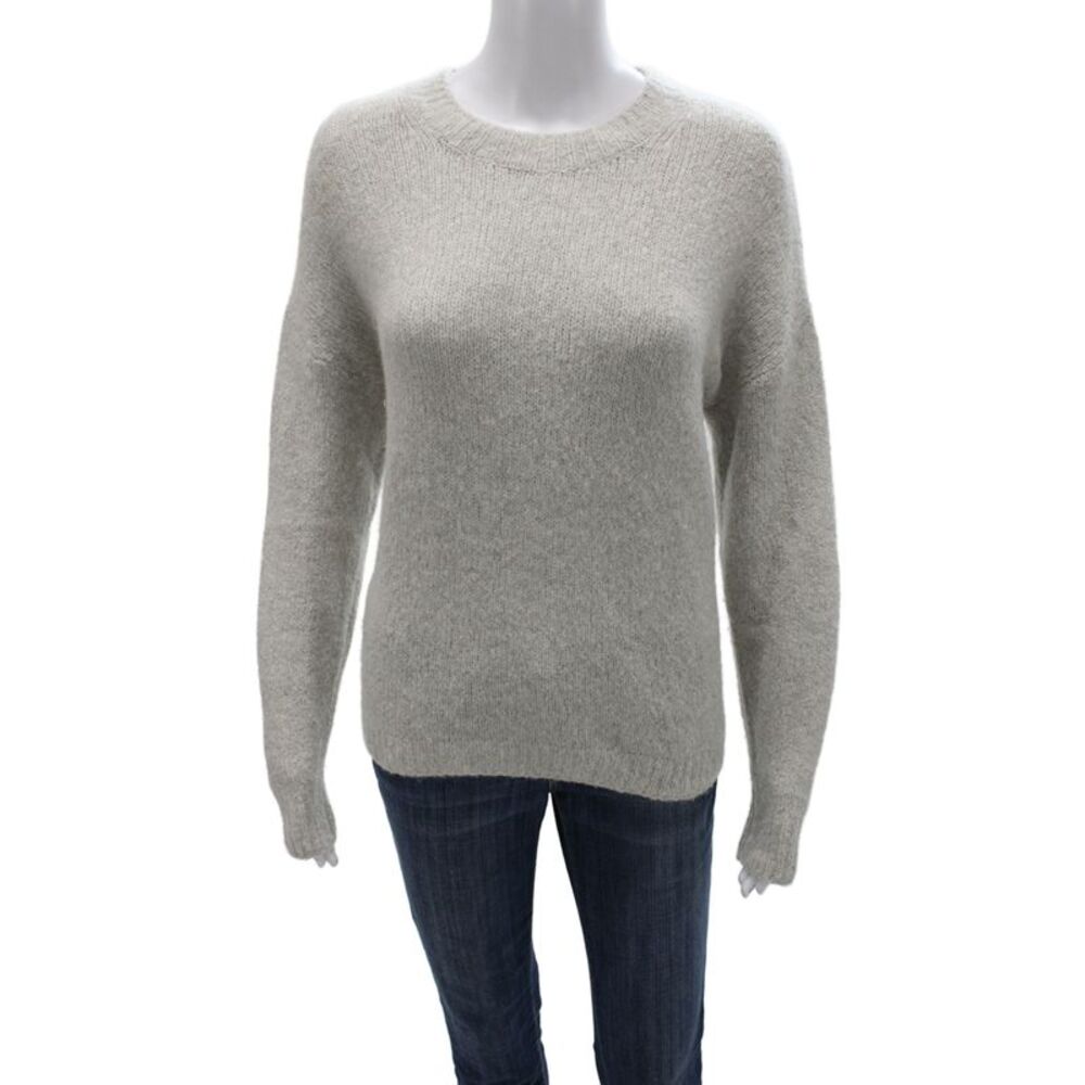 Hartford Unisex Gray Alpaca Blend Pullover Size 1